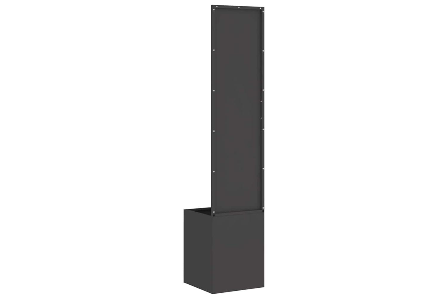 Garden Privacy Screen Black 32 X 140 Cm Cold-rolled Steel-7