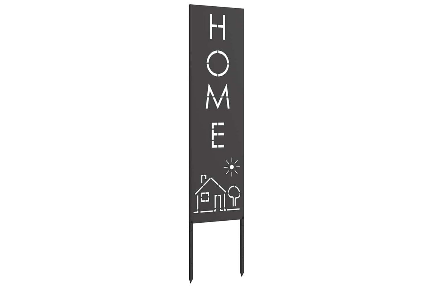 Garden Privacy Screen Black 32 X140cm Cold-rolled Steel-4