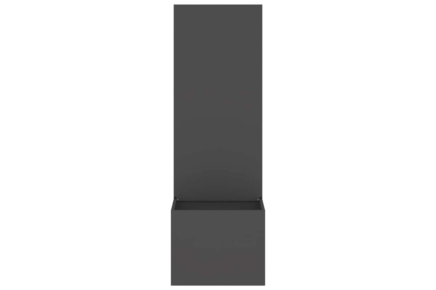 Garden Privacy Screen Black 50 X 140 Cm Cold-rolled Steel-5