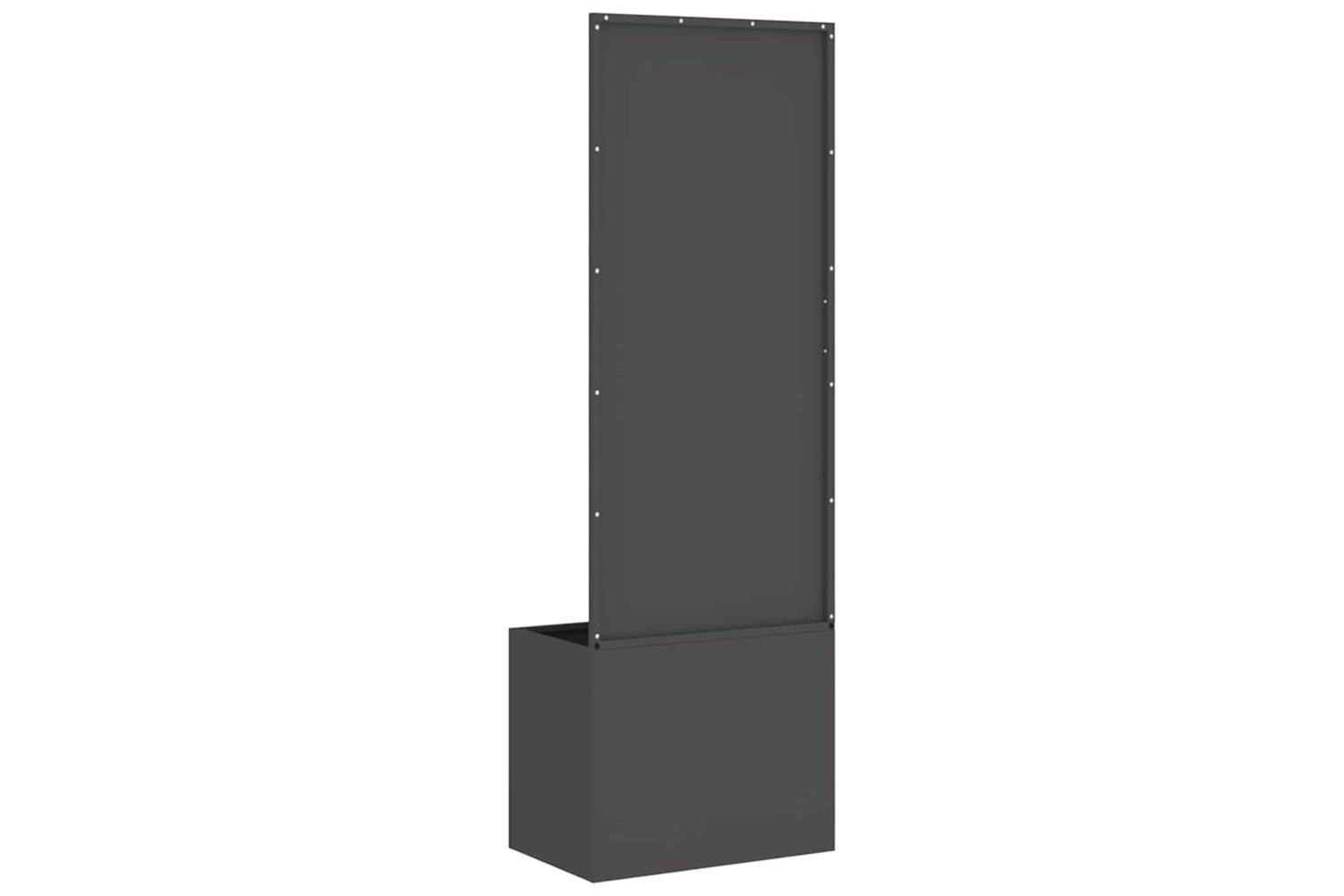 Garden Privacy Screen Black 50 X 140 Cm Cold-rolled Steel-7