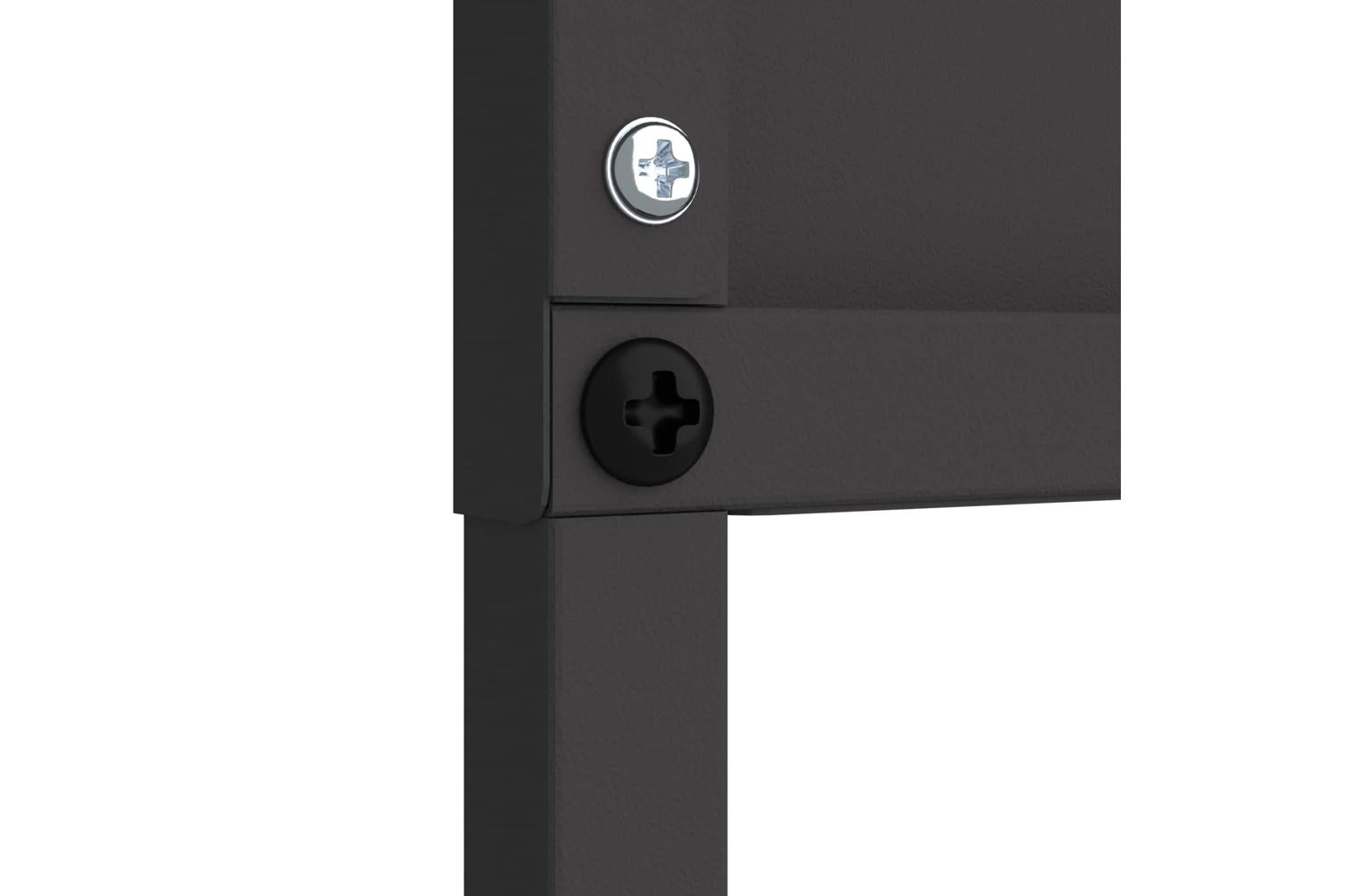 Garden Privacy Screen Black 50 X140cm Cold-rolled Steel-8