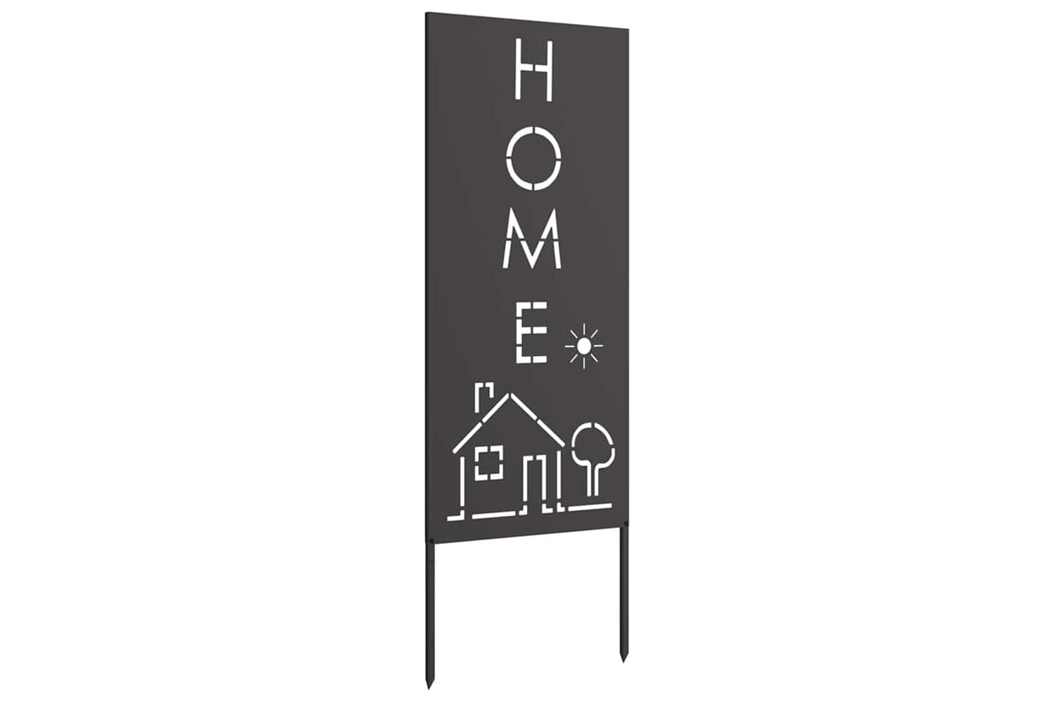 Garden Privacy Screen Black 50 X140cm Cold-rolled Steel-4