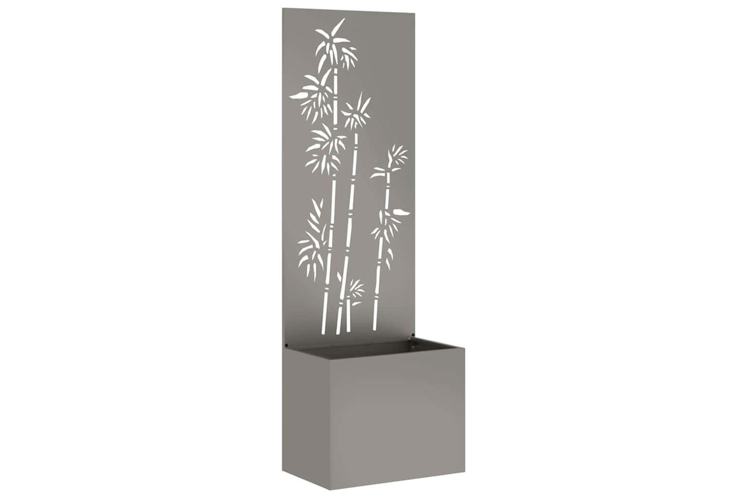 Garden Privacy Screen Floral Rusty 50 X 140 Cm Weathering Steel-6