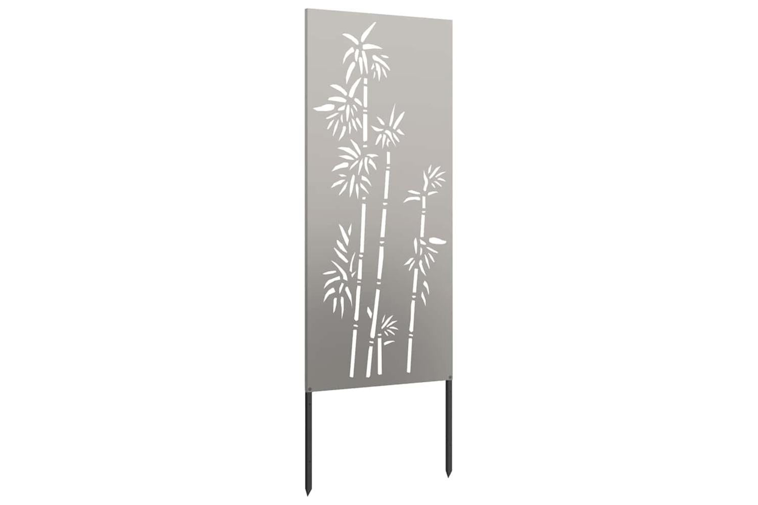 Garden Privacy Screen Floral Rusty 50 X140cm Weathering Steel-5
