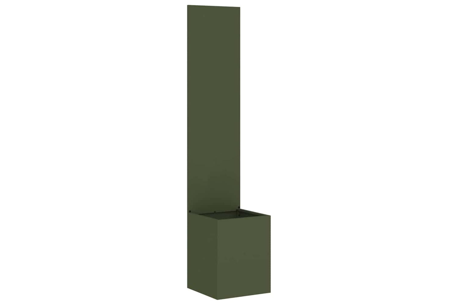 Garden Privacy Screen Olive Green 32 X 140 Cm Cold-rolled Steel-2