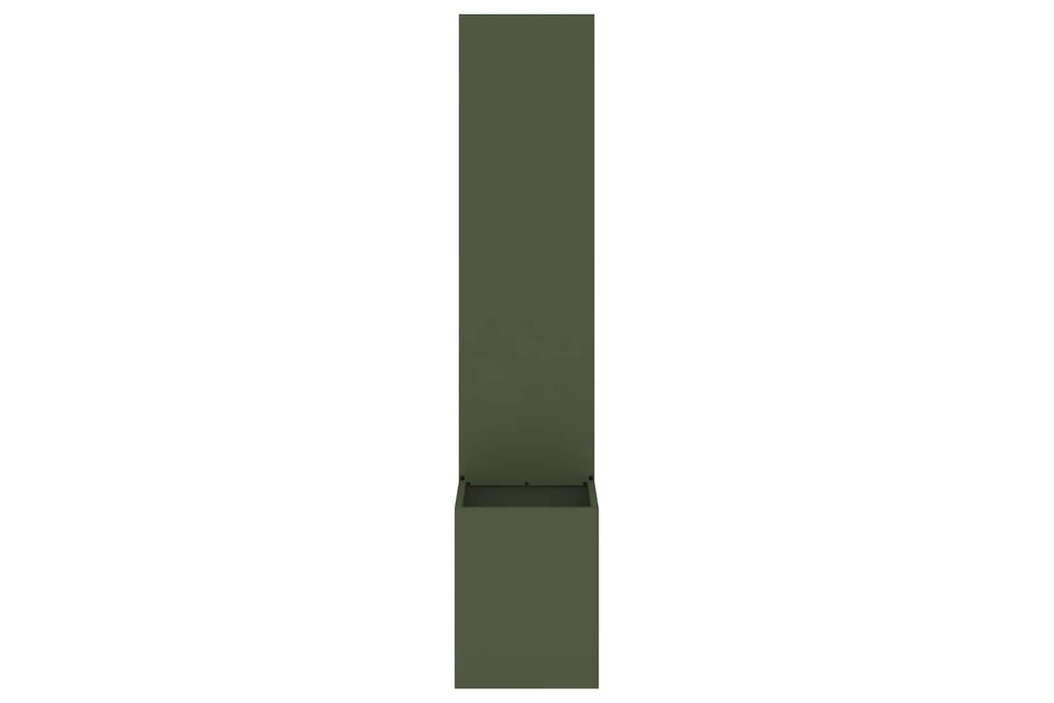 Garden Privacy Screen Olive Green 32 X 140 Cm Cold-rolled Steel-5