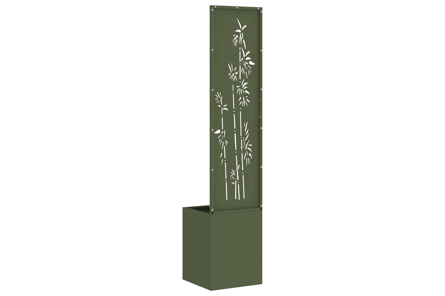 Garden Privacy Screen Olive Green 32 X 140 Cm Cold-rolled Steel-7