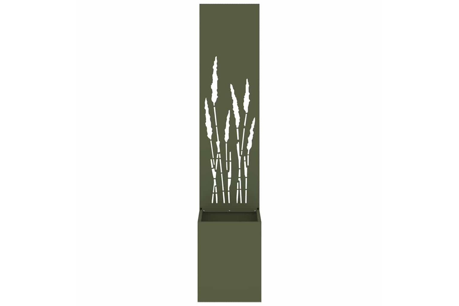 Garden Privacy Screen Olive Green 32 X 140 Cm Cold-rolled Steel-5