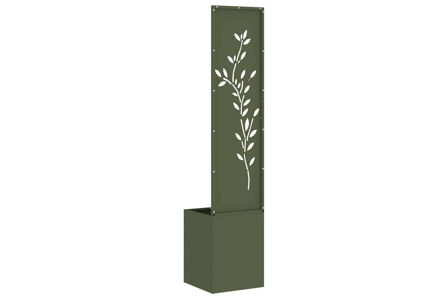 Garden Privacy Screen Olive Green 32 X 140 Cm Cold-rolled Steel-7