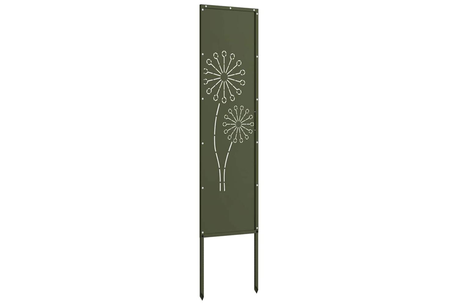 Garden Privacy Screen Olive Green 32 X140cm Cold-rolled Steel-5