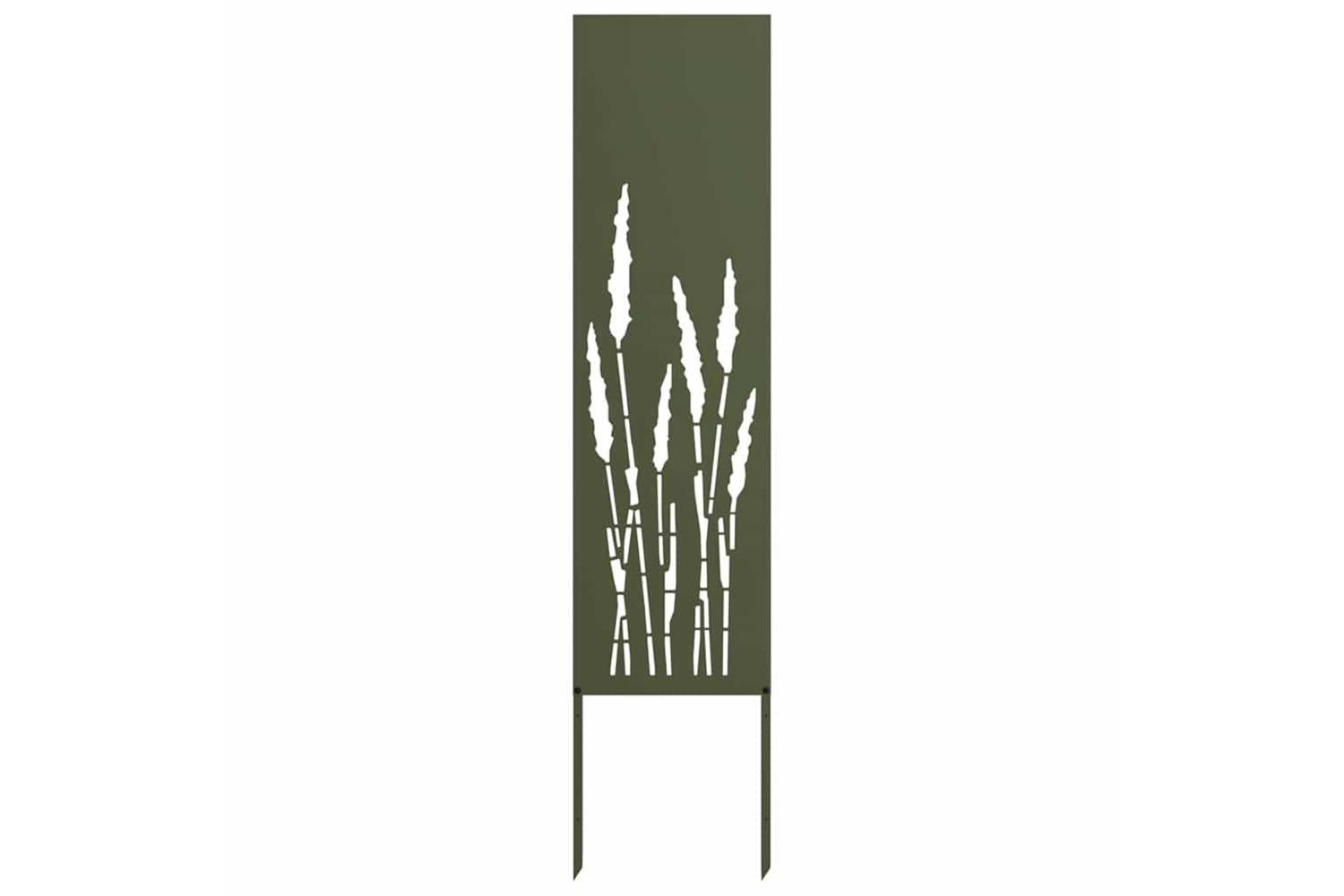 Garden Privacy Screen Olive Green 32 X140cm Cold-rolled Steel-2