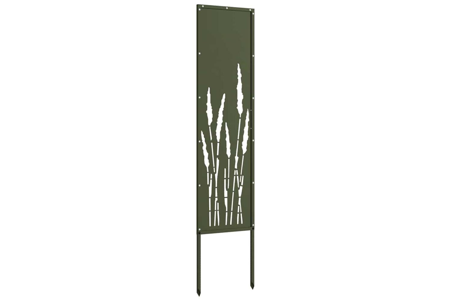 Garden Privacy Screen Olive Green 32 X140cm Cold-rolled Steel-5