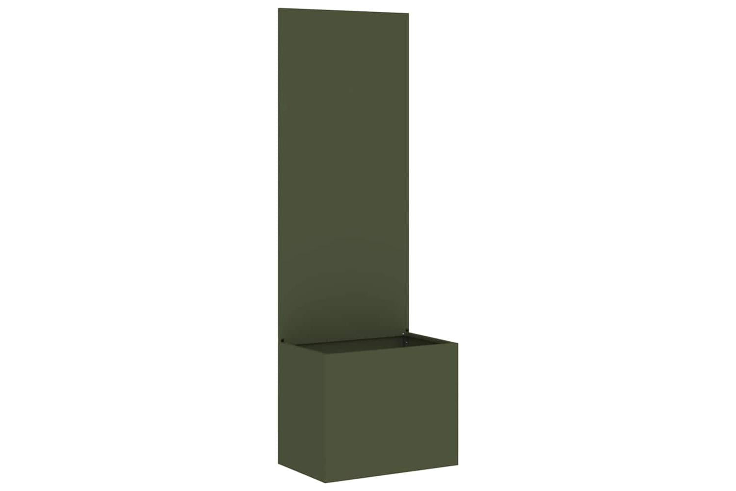 Garden Privacy Screen Olive Green 50 X 140 Cm Cold-rolled Steel-2