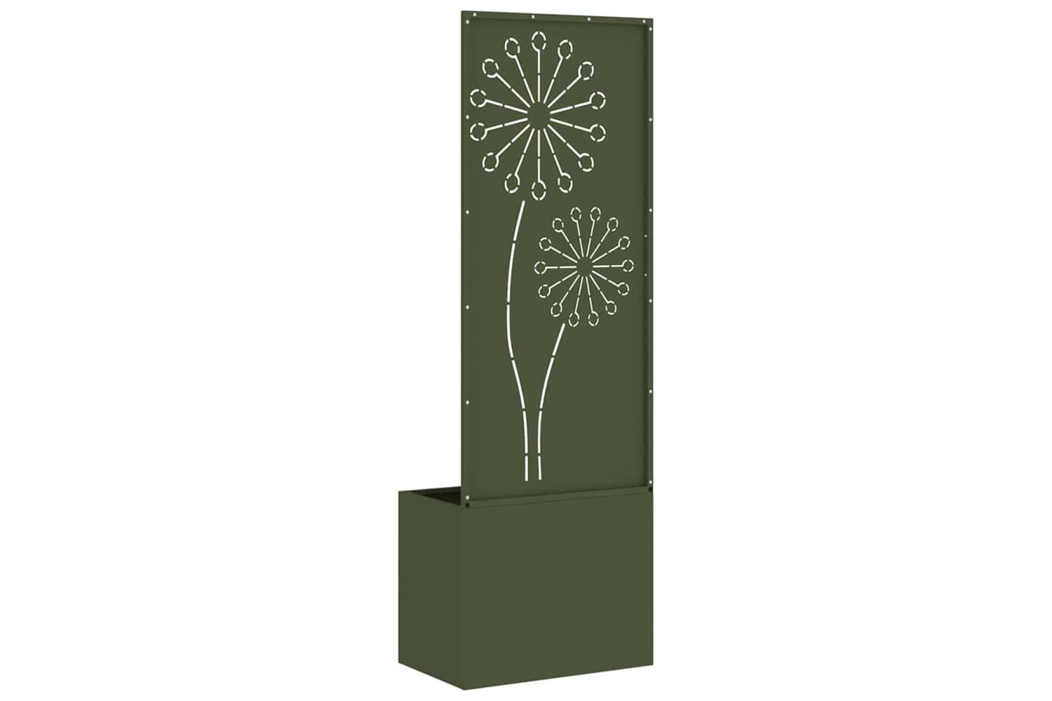 Garden Privacy Screen Olive Green 50 X 140 Cm Cold-rolled Steel-7