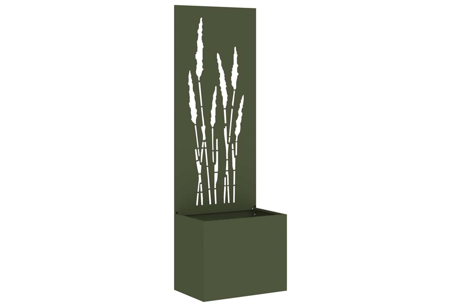 Garden Privacy Screen Olive Green 50 X 140 Cm Cold-rolled Steel-2