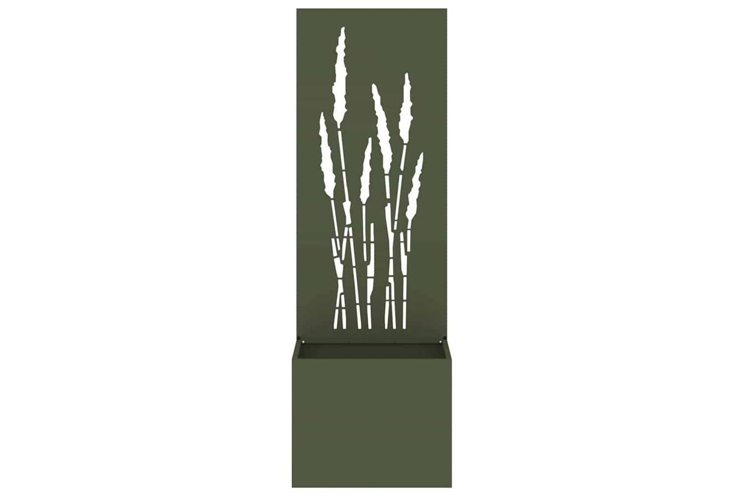 Garden Privacy Screen Olive Green 50 X 140 Cm Cold-rolled Steel-5