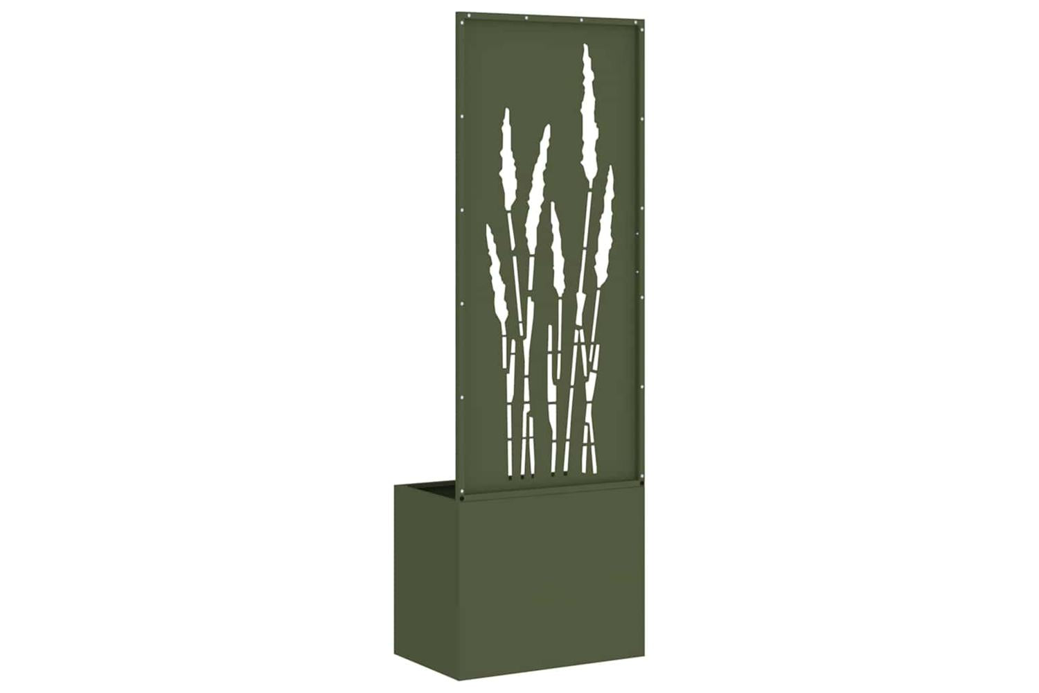 Garden Privacy Screen Olive Green 50 X 140 Cm Cold-rolled Steel-7