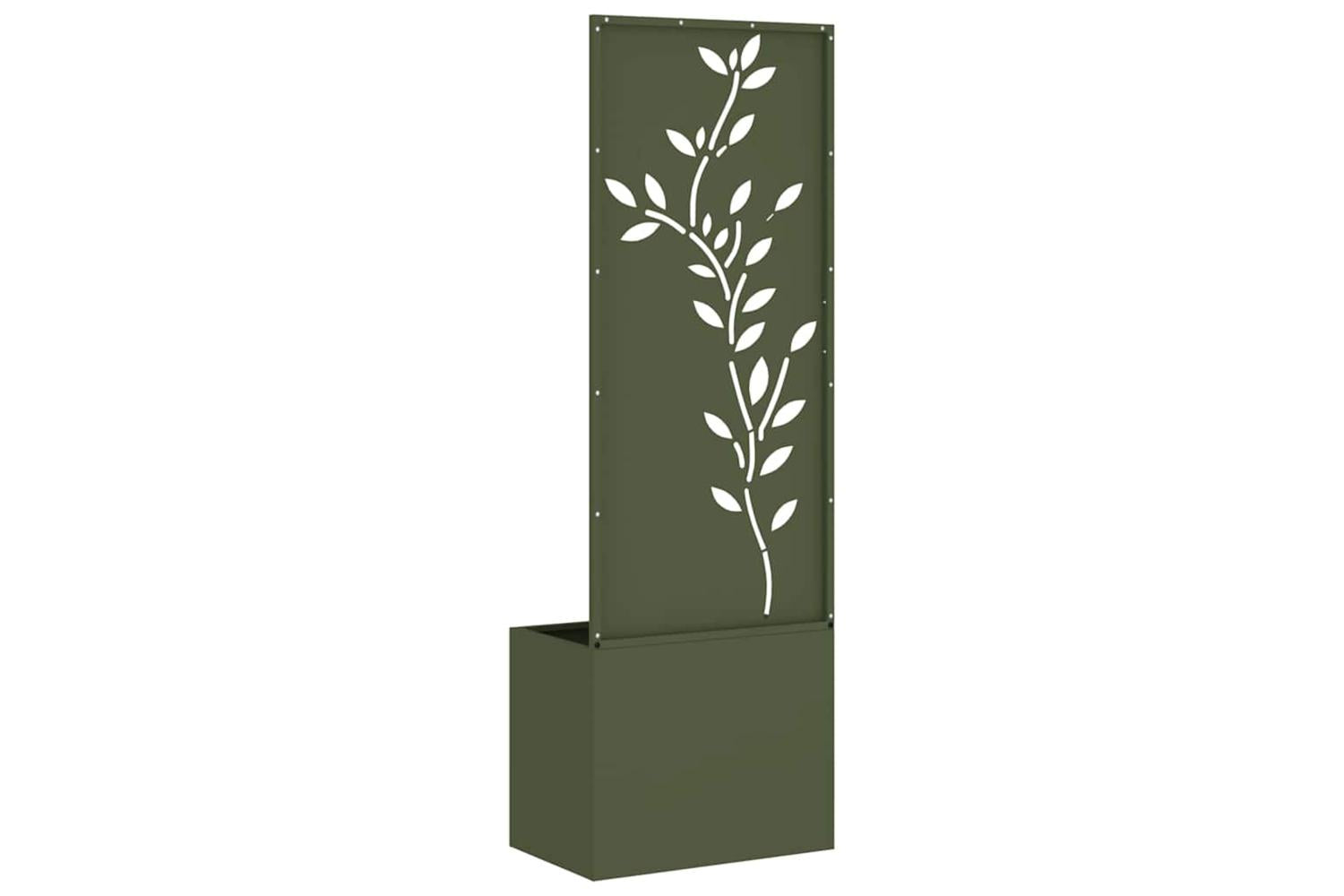 Garden Privacy Screen Olive Green 50 X 140 Cm Cold-rolled Steel-9