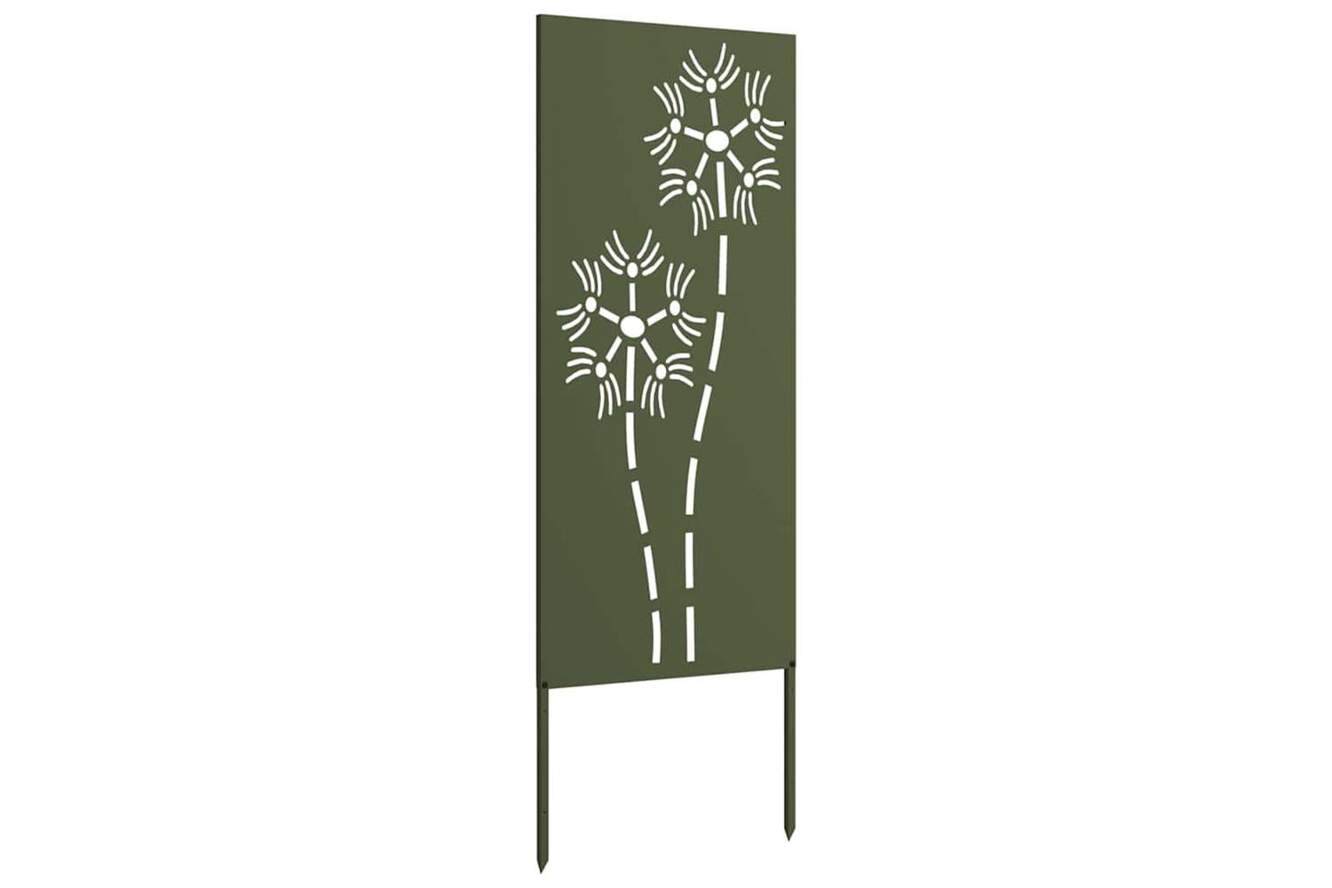 Garden Privacy Screen Olive Green 50 X140cm Cold-rolled Steel-4