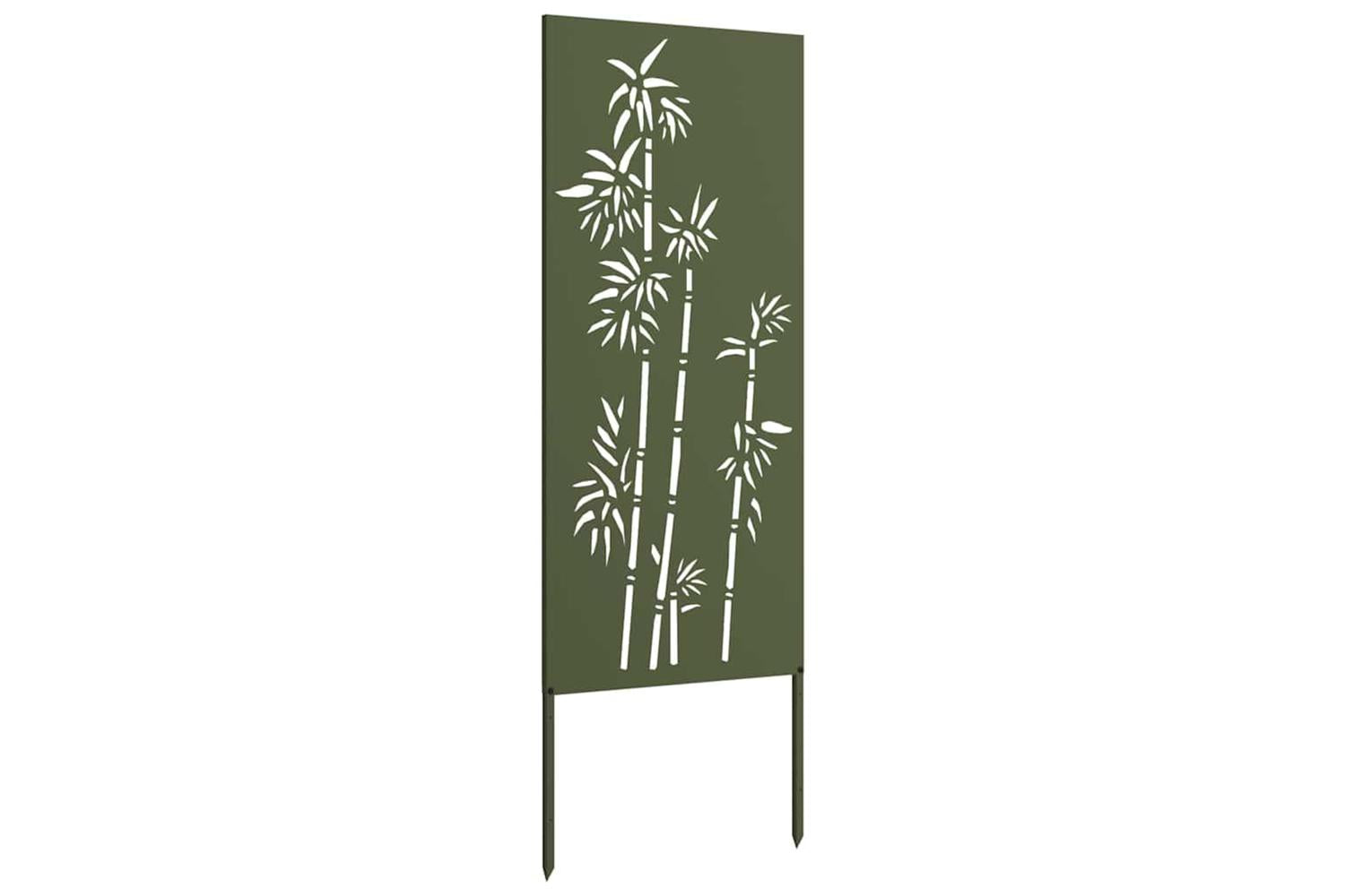 Garden Privacy Screen Olive Green 50 X140cm Cold-rolled Steel-4