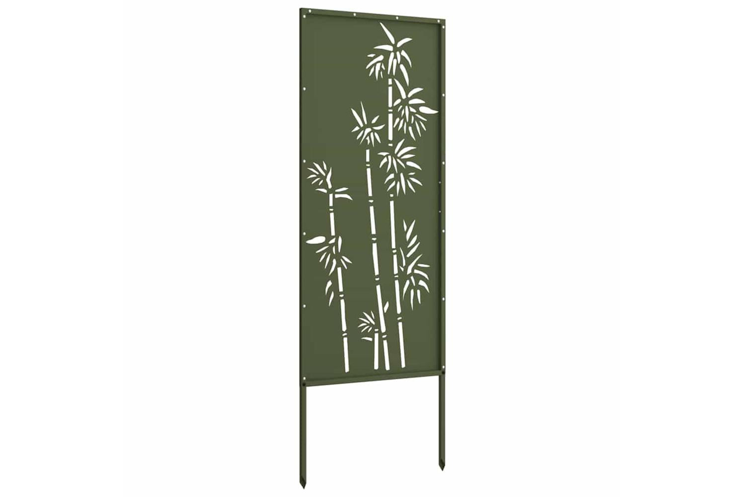 Garden Privacy Screen Olive Green 50 X140cm Cold-rolled Steel-5