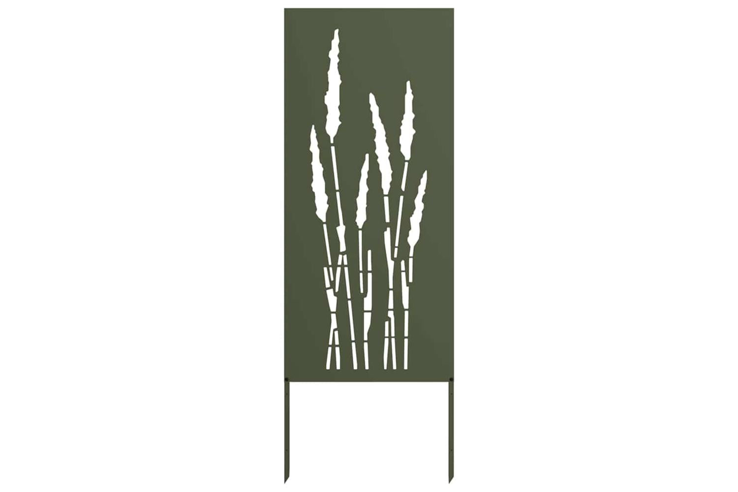 Garden Privacy Screen Olive Green 50 X140cm Cold-rolled Steel-2