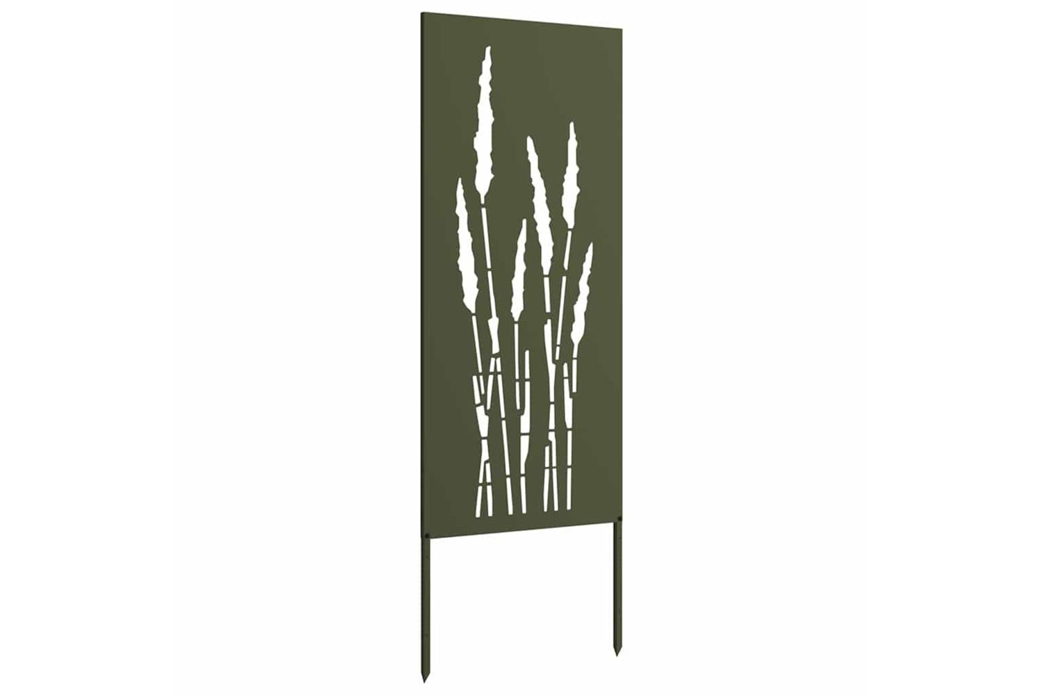 Garden Privacy Screen Olive Green 50 X140cm Cold-rolled Steel-4