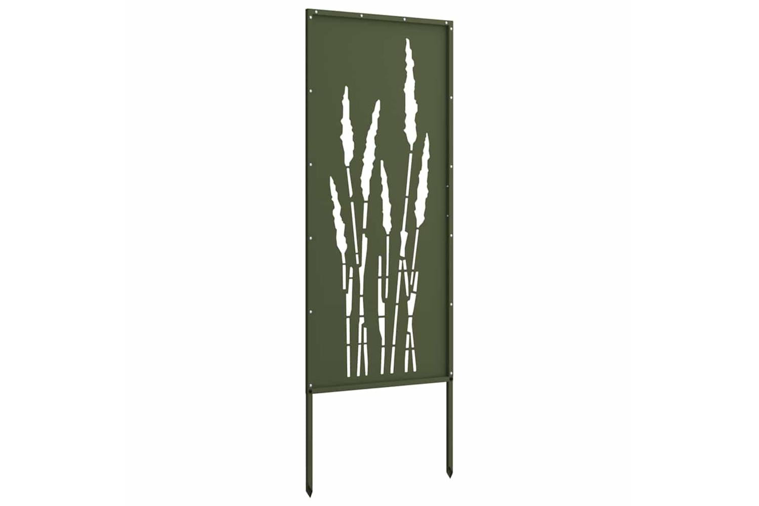 Garden Privacy Screen Olive Green 50 X140cm Cold-rolled Steel-5
