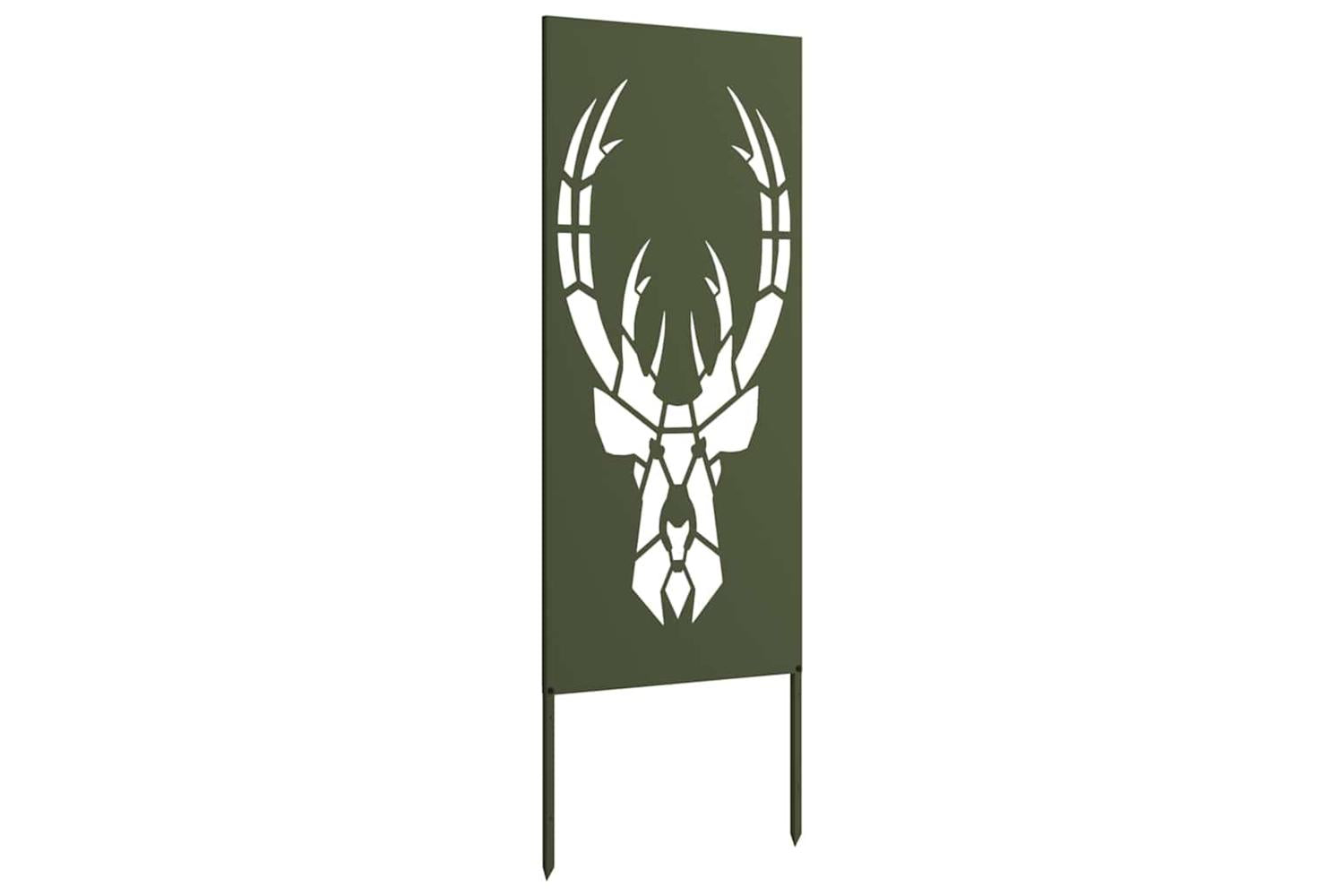 Garden Privacy Screen Olive Green 50 X140cm Cold-rolled Steel-4