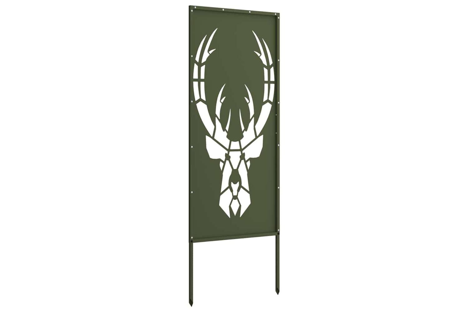 Garden Privacy Screen Olive Green 50 X140cm Cold-rolled Steel-5