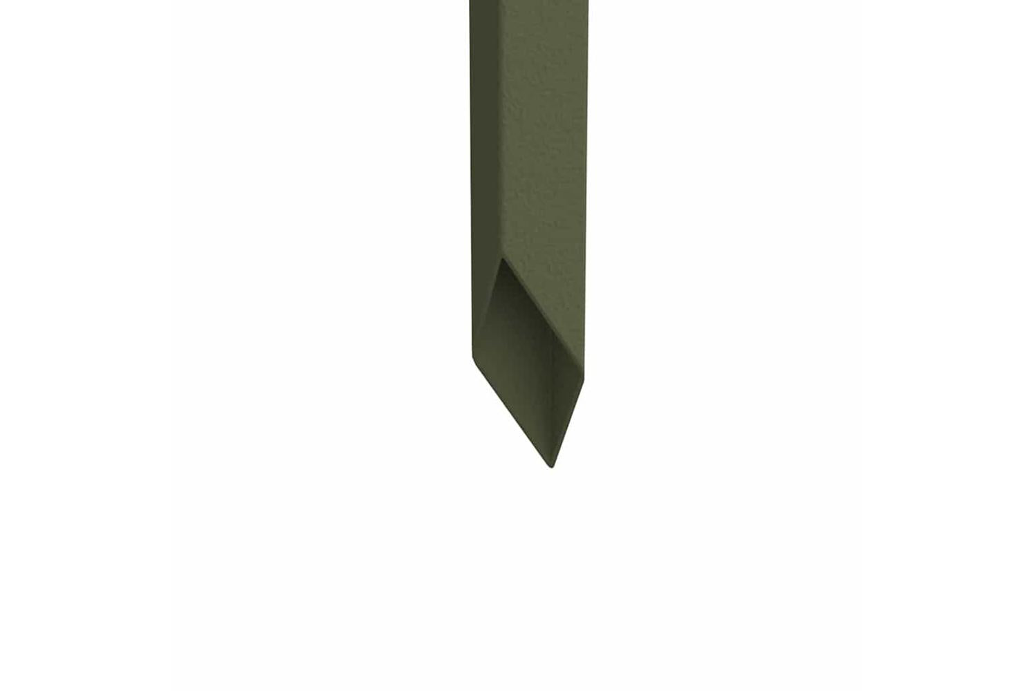 Garden Privacy Screen Olive Green 50 X140cm Cold-rolled Steel-7