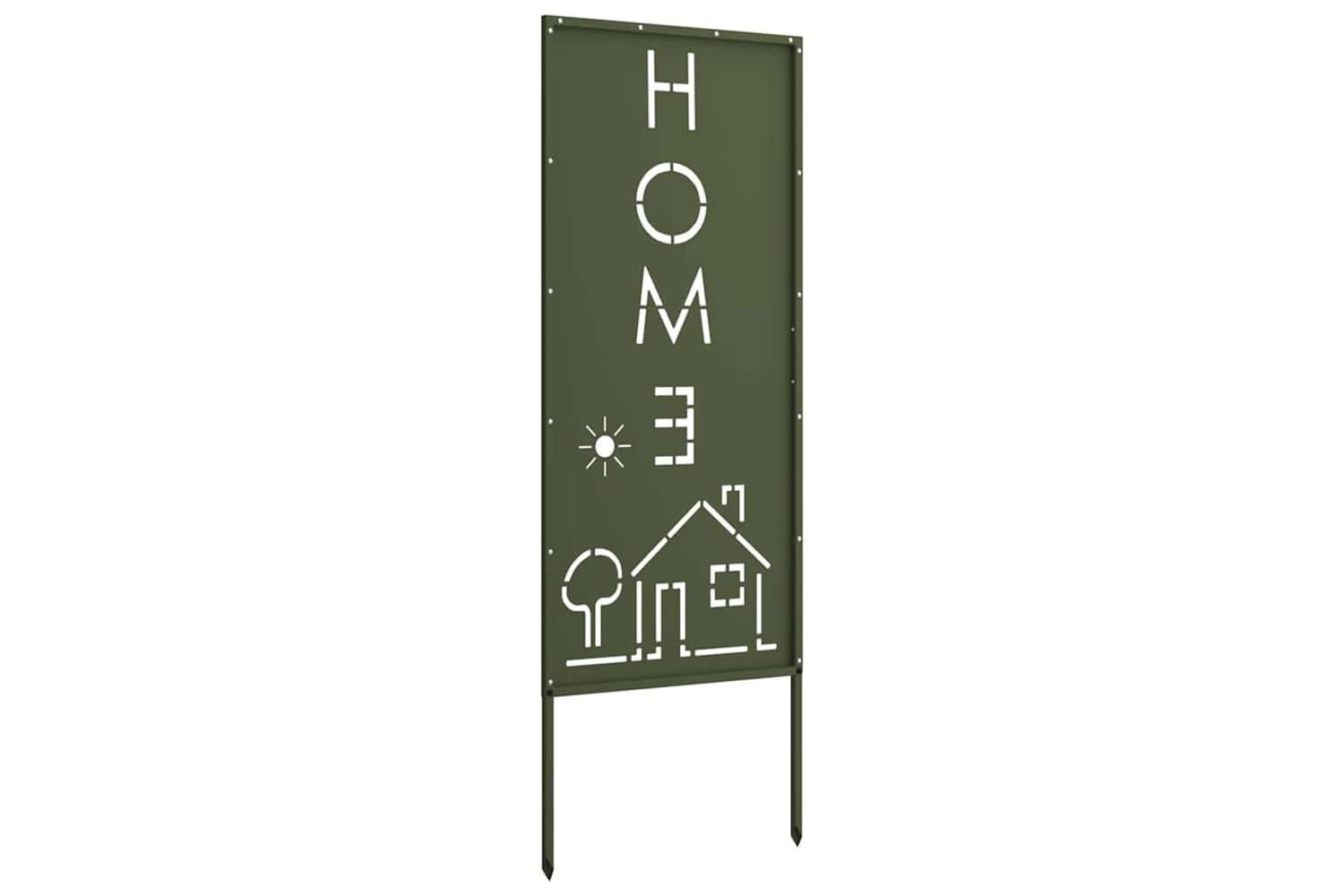 Garden Privacy Screen Olive Green 50 X140cm Cold-rolled Steel-5