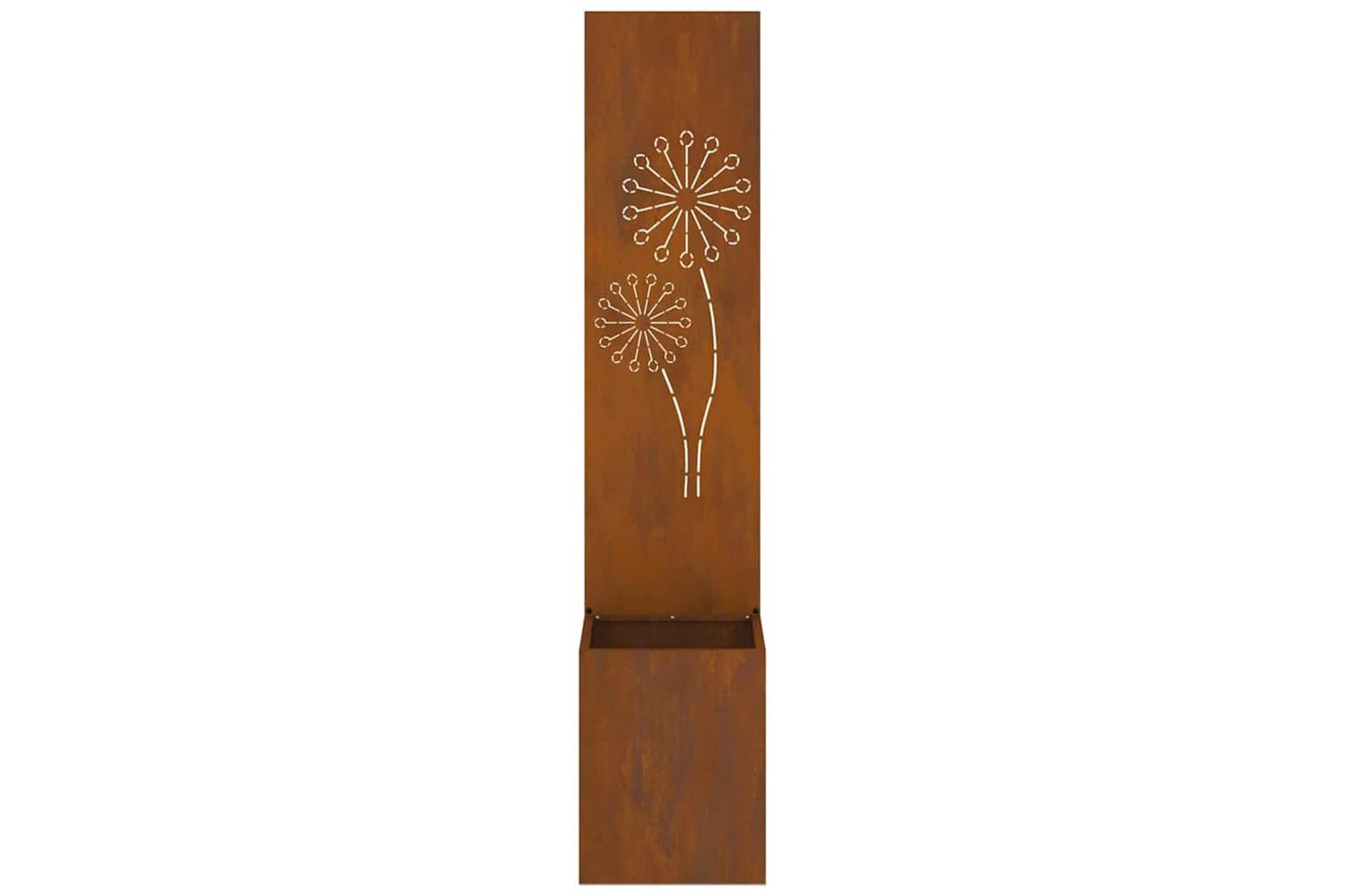 Garden Privacy Screen Rusty 32 X 140 Cm Weathering Steel-6