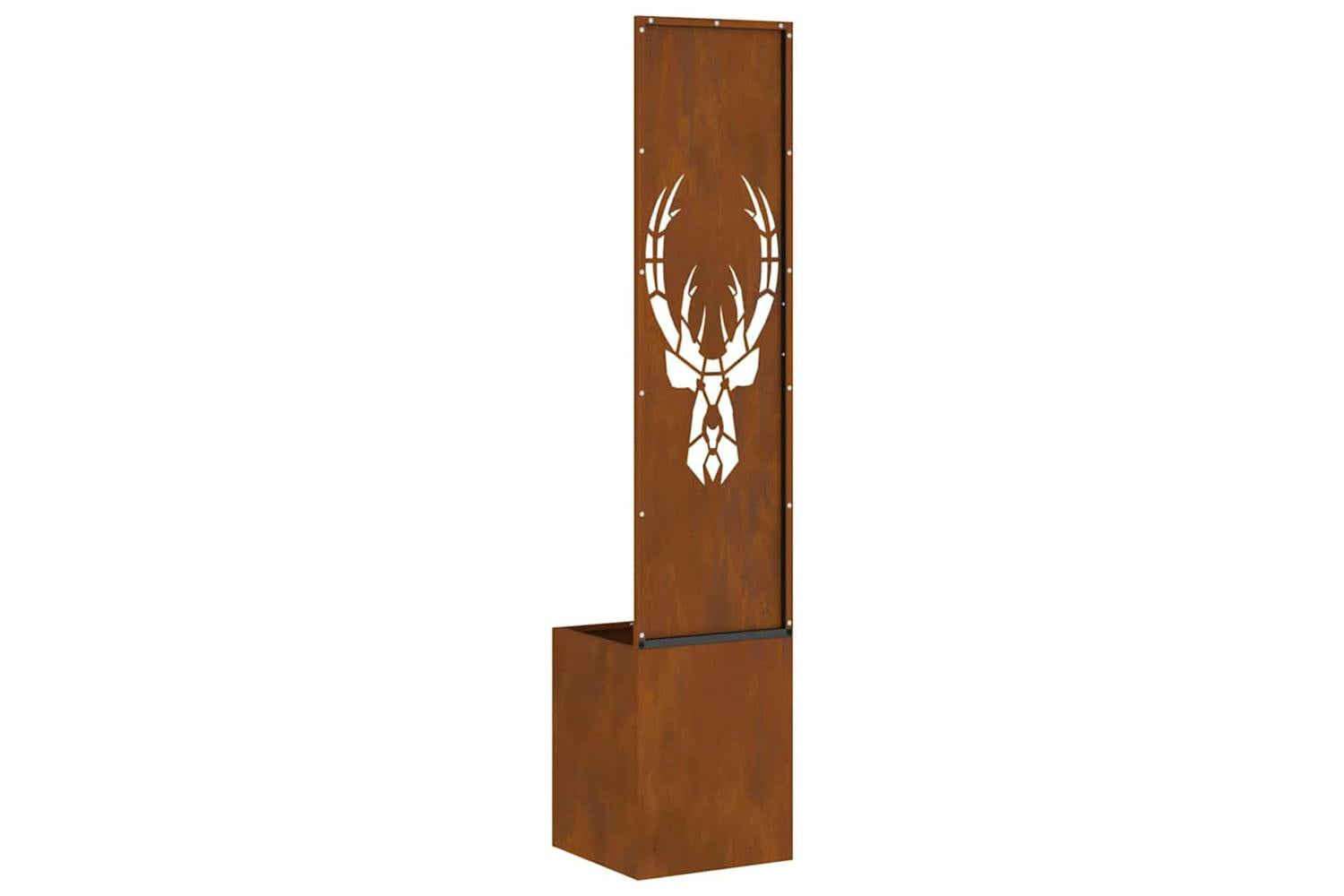 Garden Privacy Screen Rusty 32 X 140 Cm Weathering Steel-9