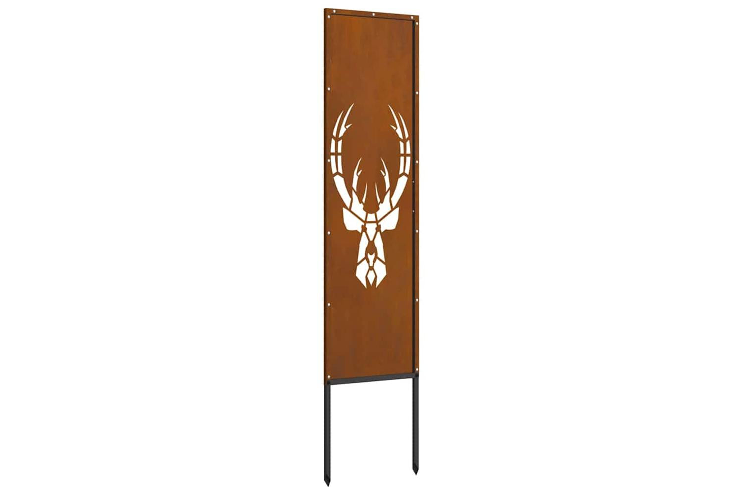 Garden Privacy Screen Rusty 32 X140cm Weathering Steel-6