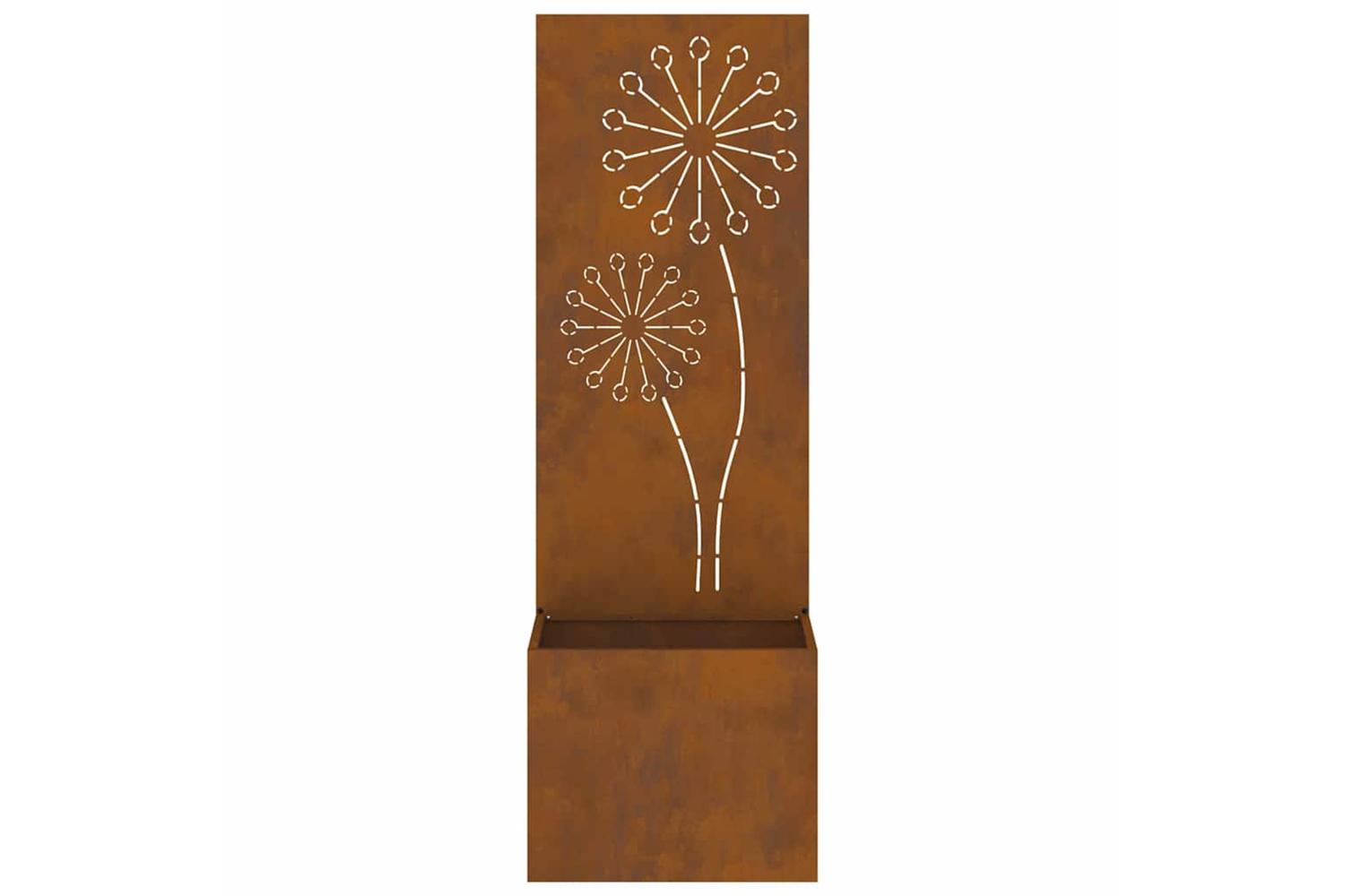 Garden Privacy Screen Rusty 50 X 140 Cm Weathering Steel-6