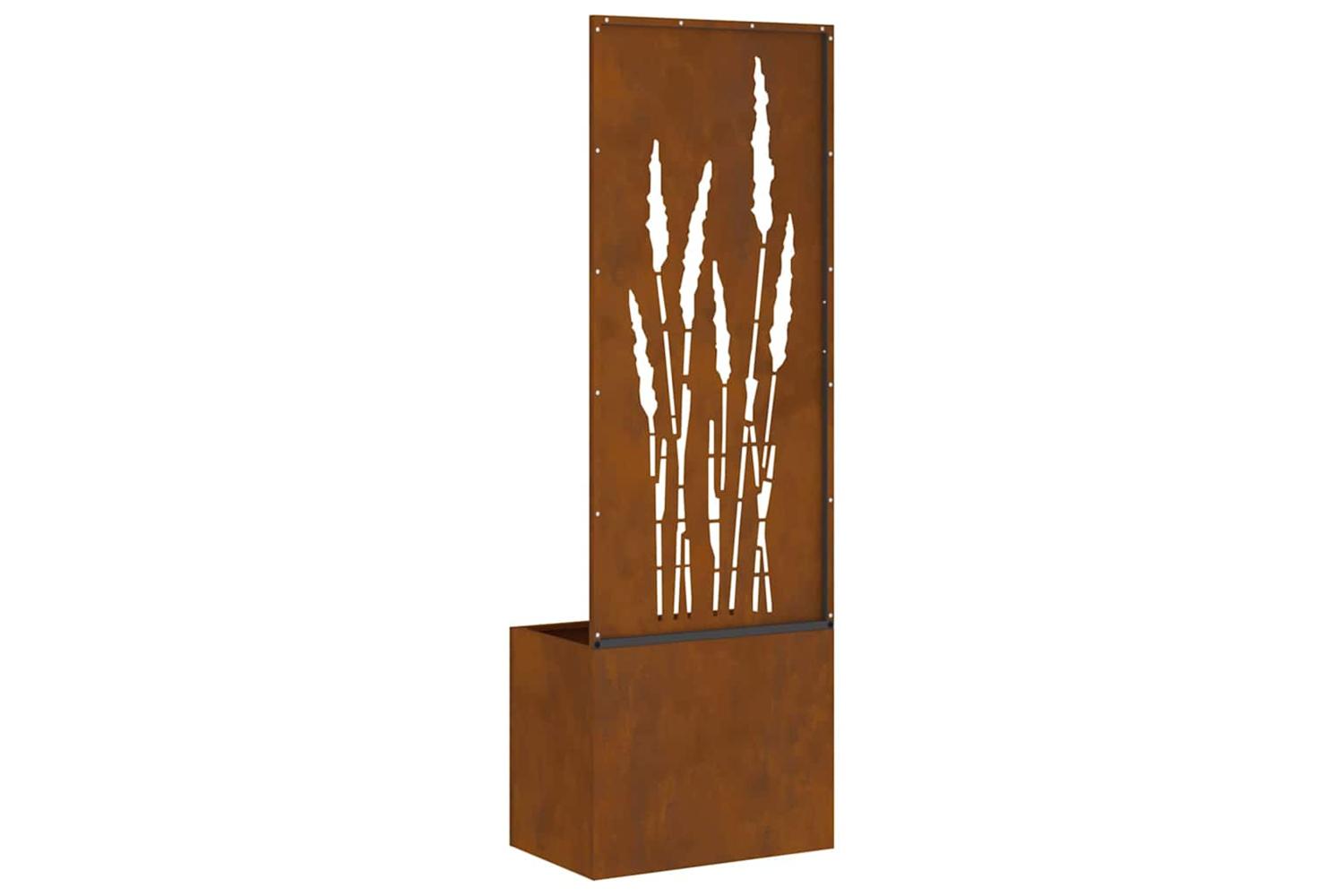 Garden Privacy Screen Rusty 50 X 140 Cm Weathering Steel-8