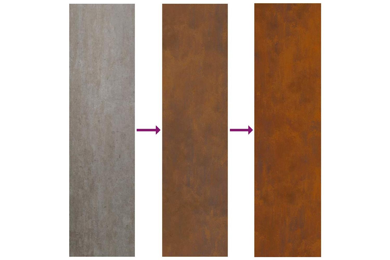 Garden Privacy Screen Rusty 50 X 140 Cm Weathering Steel-10