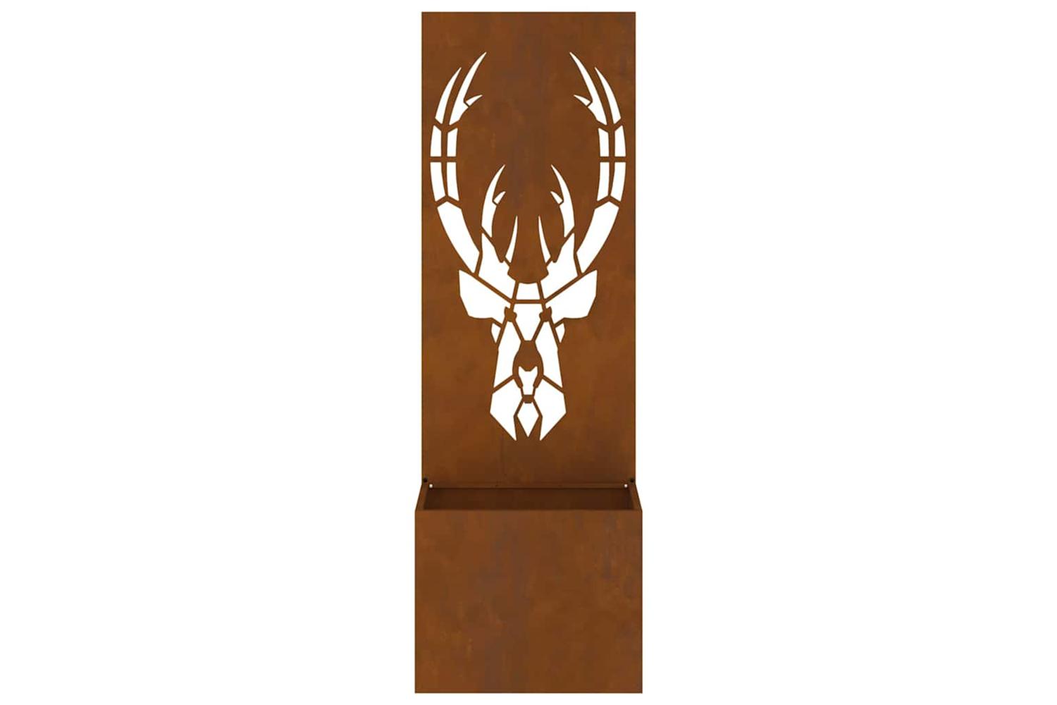 Garden Privacy Screen Rusty 50 X 140 Cm Weathering Steel-6