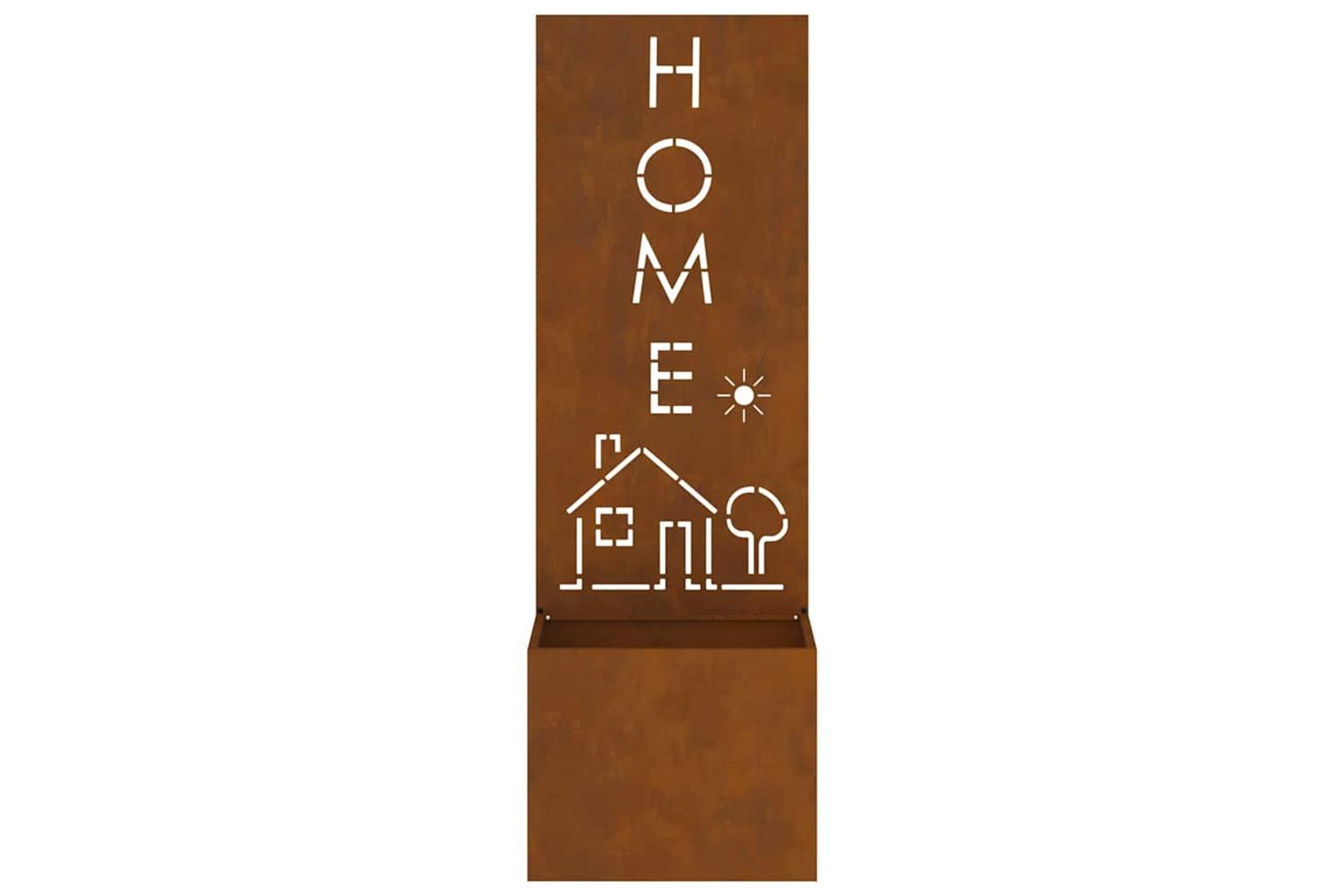 Garden Privacy Screen Rusty 50 X 140 Cm Weathering Steel-6