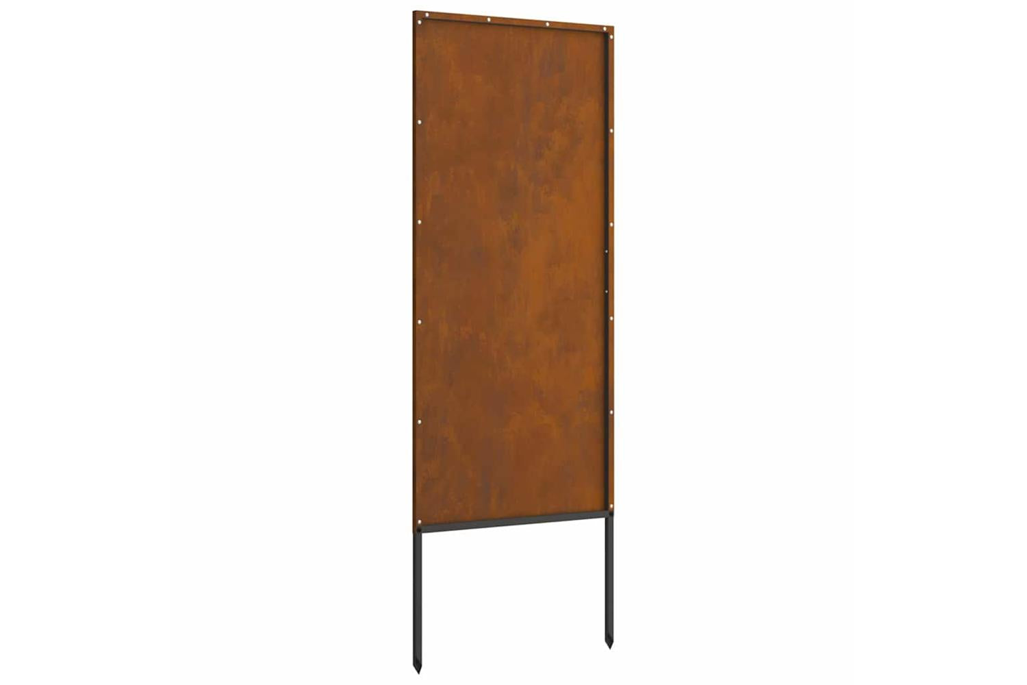 Garden Privacy Screen Rusty 50 X140cm Weathering Steel-9