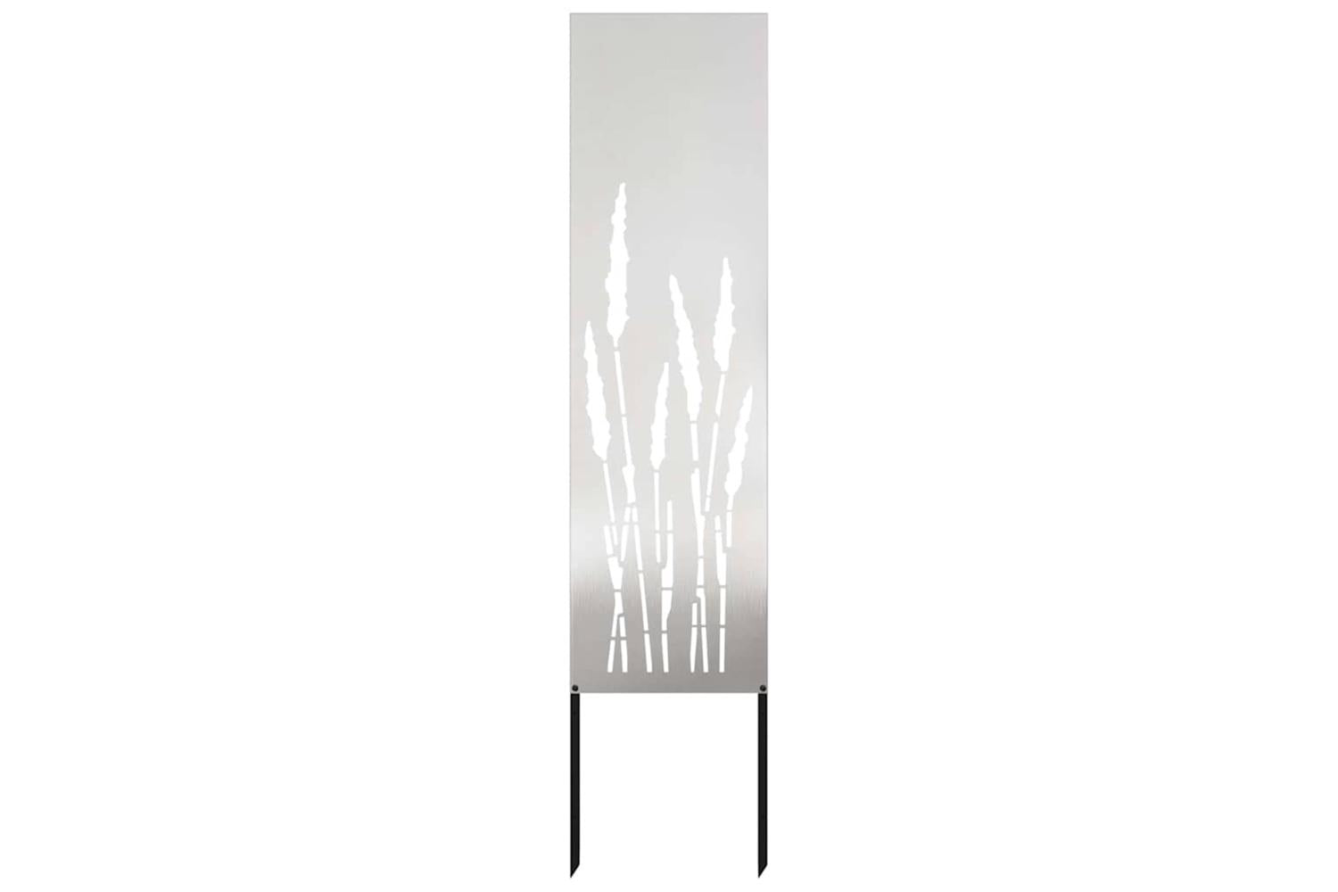 Garden Privacy Screen Silver 32 X140cm Stainless Steel-2