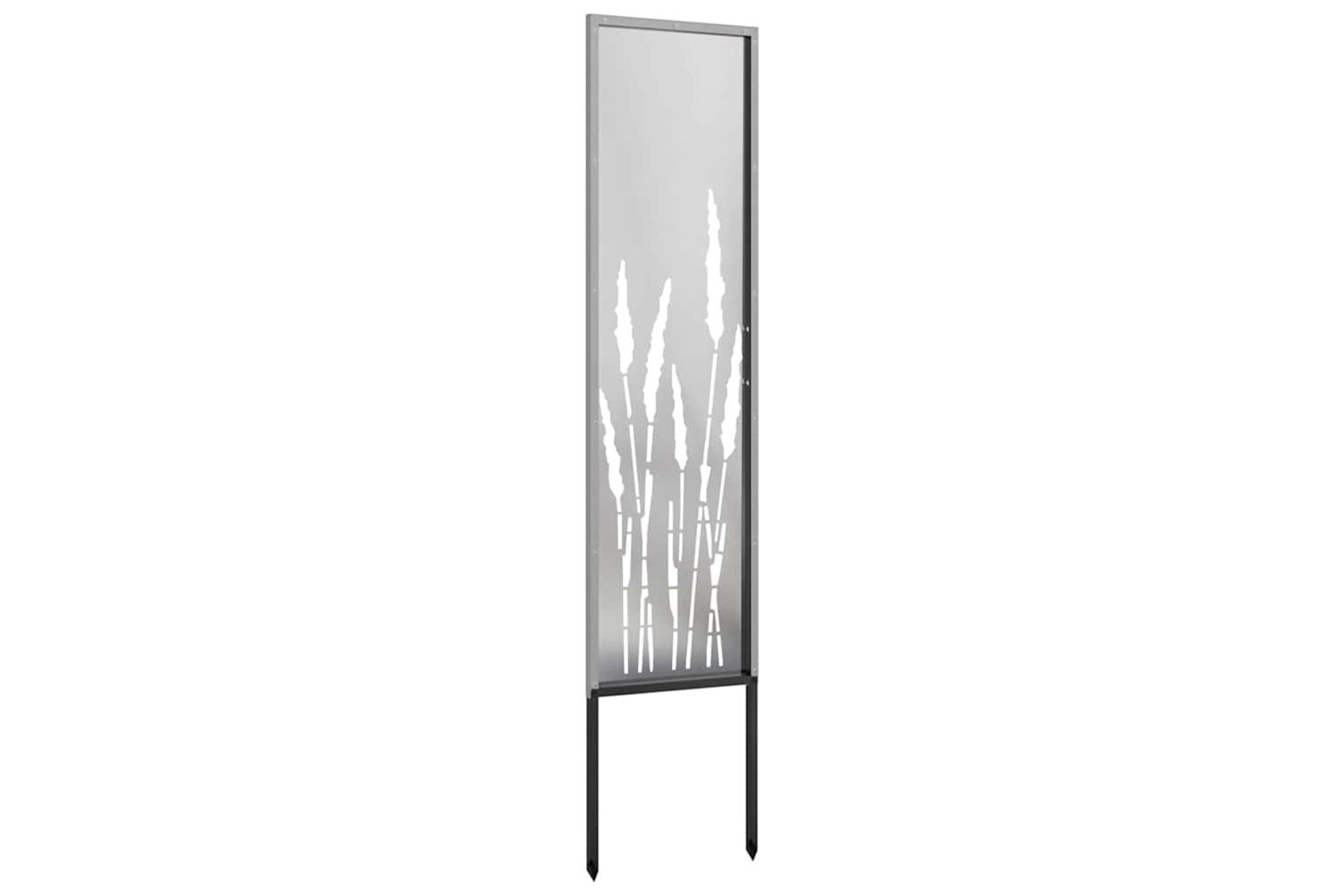 Garden Privacy Screen Silver 32 X140cm Stainless Steel-5