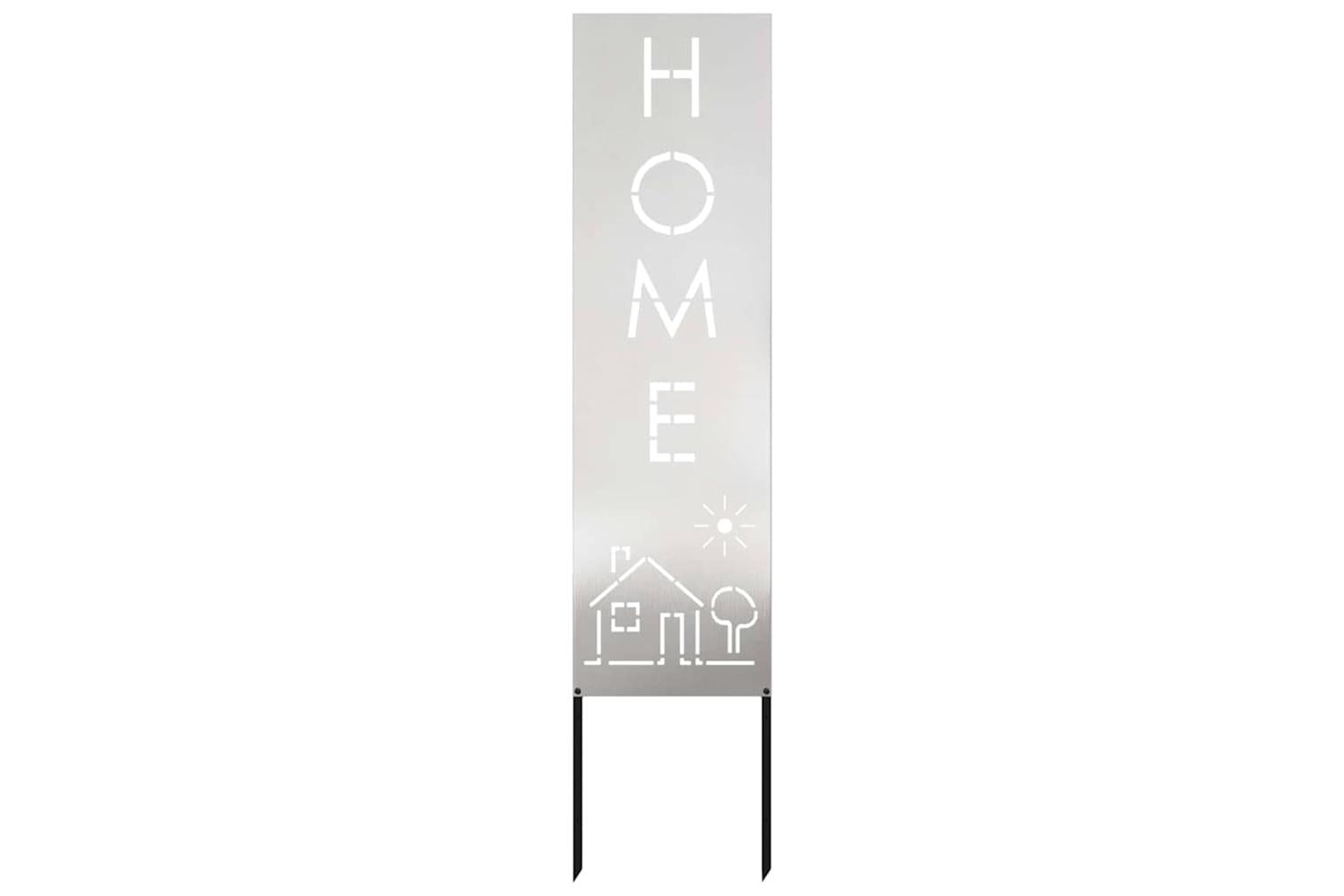 Garden Privacy Screen Silver 32 X140cm Stainless Steel-2