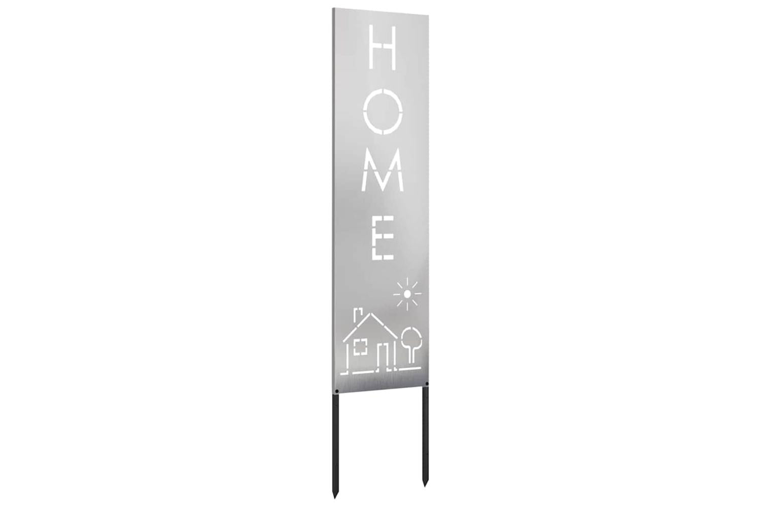 Garden Privacy Screen Silver 32 X140cm Stainless Steel-4