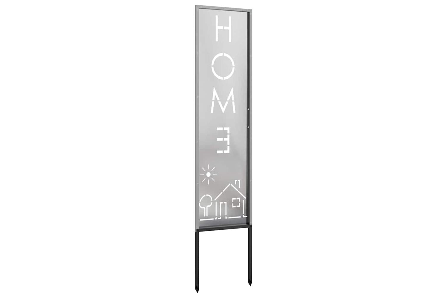 Garden Privacy Screen Silver 32 X140cm Stainless Steel-5