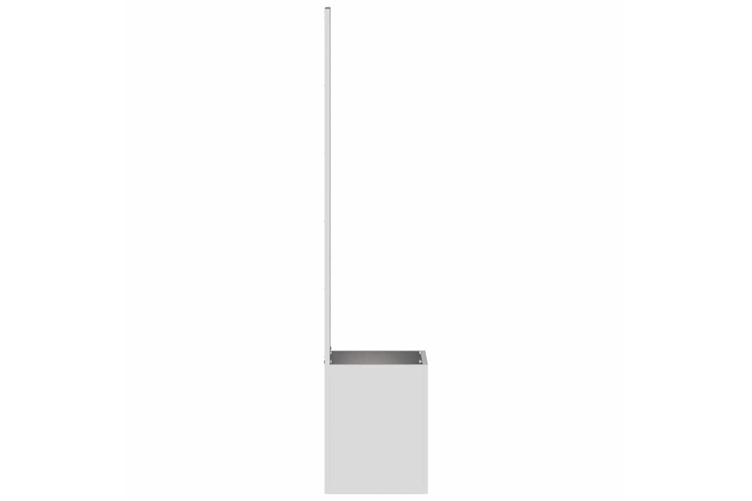 Garden Privacy Screen Silver 50 X 140 Cm Galvanised Steel-6