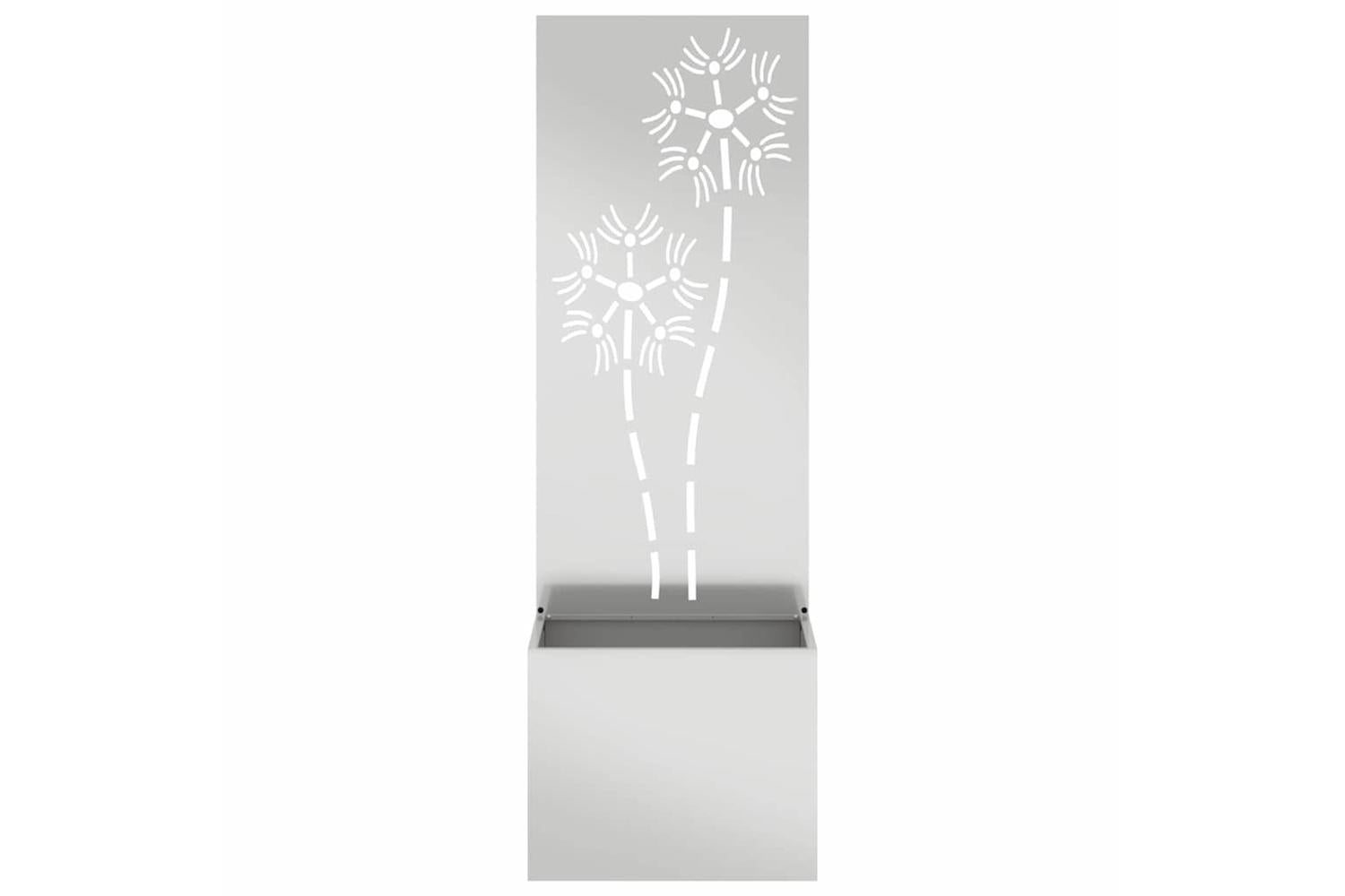 Garden Privacy Screen Silver 50 X 140 Cm Galvanised Steel-5