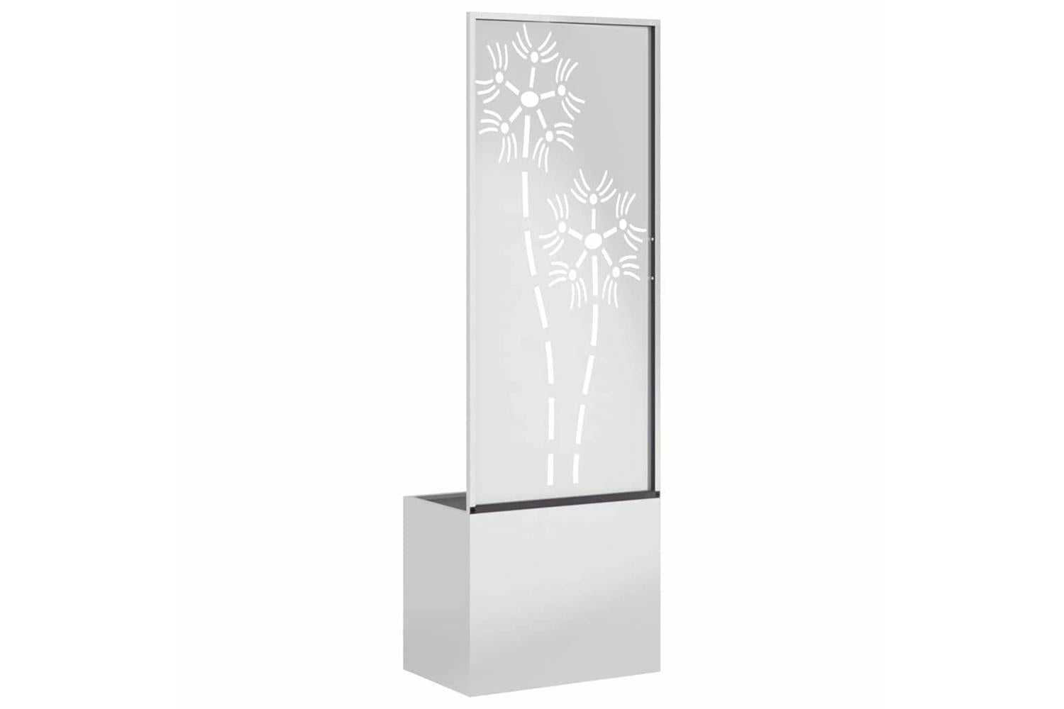 Garden Privacy Screen Silver 50 X 140 Cm Galvanised Steel-9