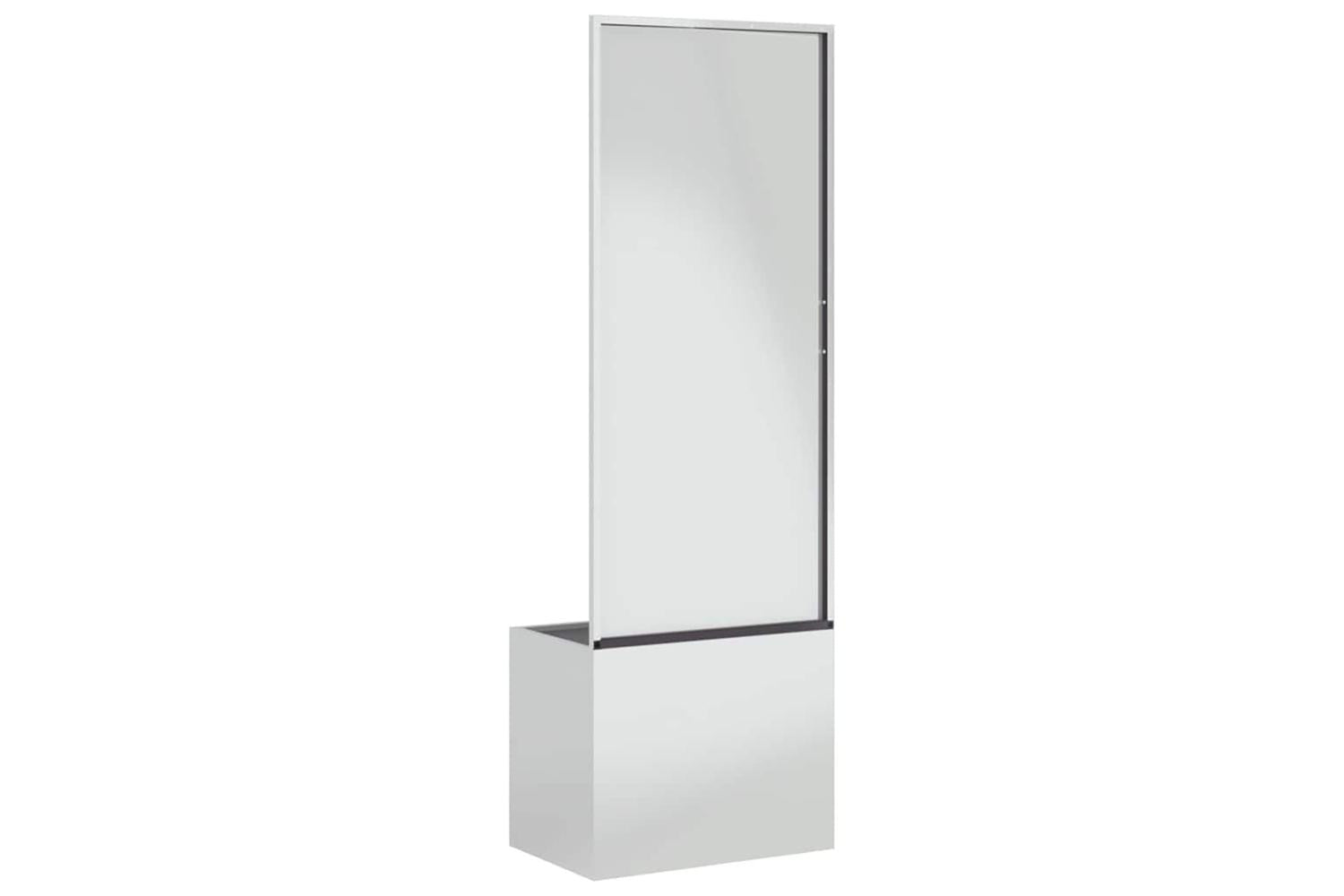 Garden Privacy Screen Silver 50 X 140 Cm Galvanised Steel-7